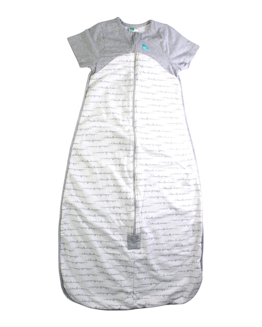 A Grey Sleepsacs from Love To Dream in size 18-24M for neutral. (Front View)