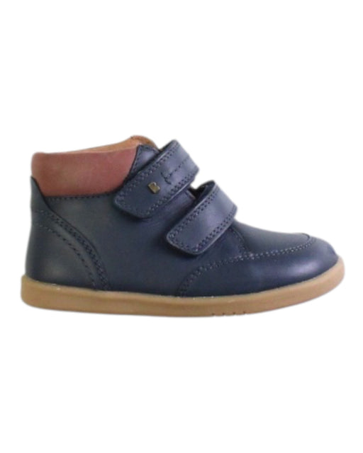 A Blue Casual Boots from Bobux in size 3T for boy. (Front View)