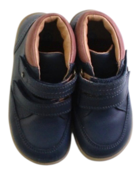 A Blue Casual Boots from Bobux in size 3T for boy. (Back View)