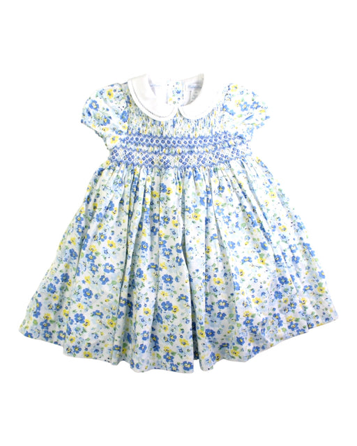 A Blue Short Sleeve Dresses from Ralph Lauren in size 6-12M for girl. (Front View)