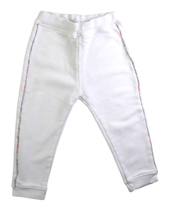 A White Sweatpants from Bonpoint in size 2T for girl. (Front View)