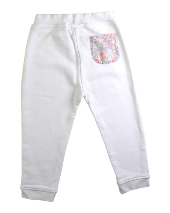 A White Sweatpants from Bonpoint in size 2T for girl. (Back View)