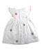 A White Sleeveless Dresses from Jacadi in size 3T for girl. (Back View)