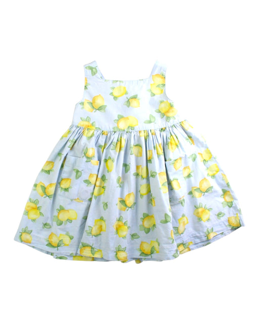 A White Sleeveless Dresses from Confiture in size 2T for girl. (Front View)