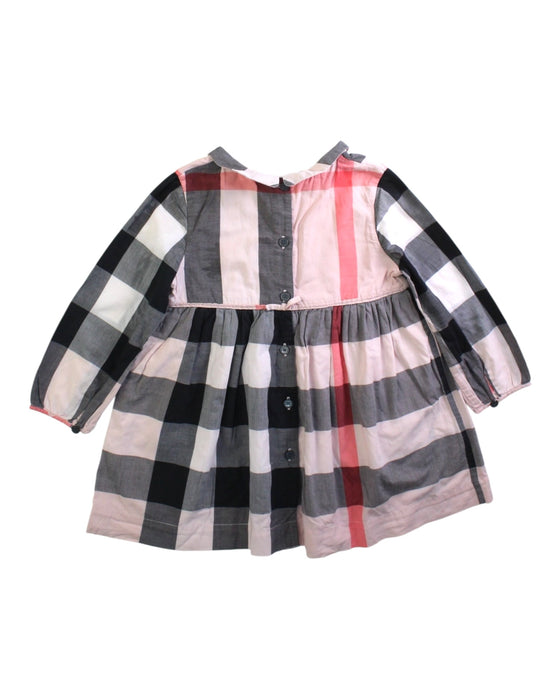 A Multicolour Long Sleeve Dresses from Burberry in size 2T for girl. (Back View)