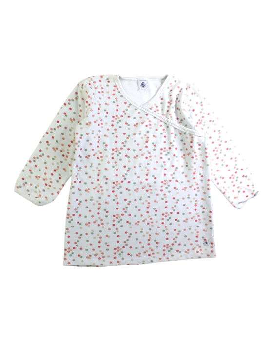 A White Separates from Petit Bateau in size 8Y for girl. (Front View)