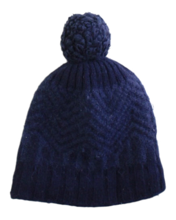 A Navy Winter Hats from Jacadi in size 6T for neutral. (Back View)