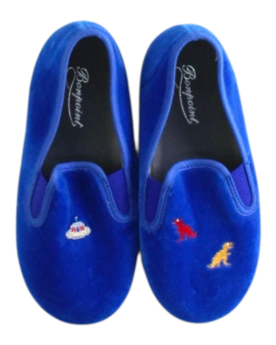 A Blue Slip Ons from Bonpoint in size 6T for boy. (Back View)