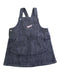 A Navy Overall Dresses from Dior in size 6-12M for girl. (Front View)