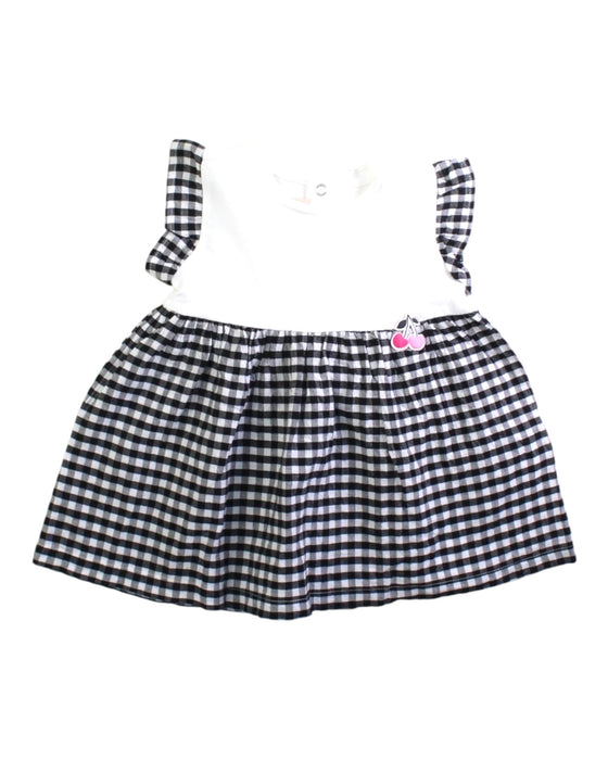 A White Sleeveless Dresses from Chicco in size 3-6M for girl. (Front View)