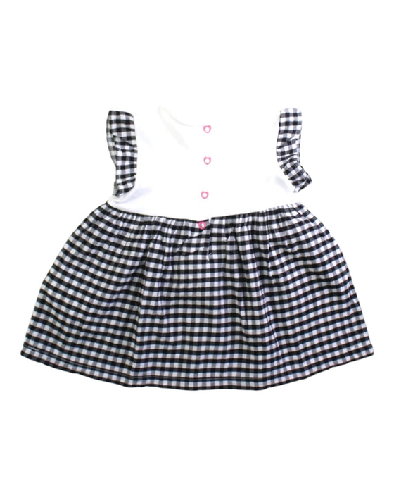 A White Sleeveless Dresses from Chicco in size 3-6M for girl. (Back View)