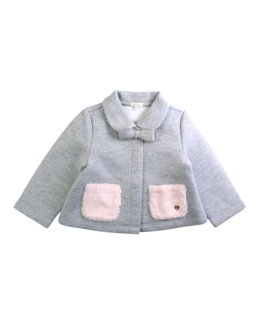 A Grey Coats from Original Marines in size 6-12M for girl. (Front View)