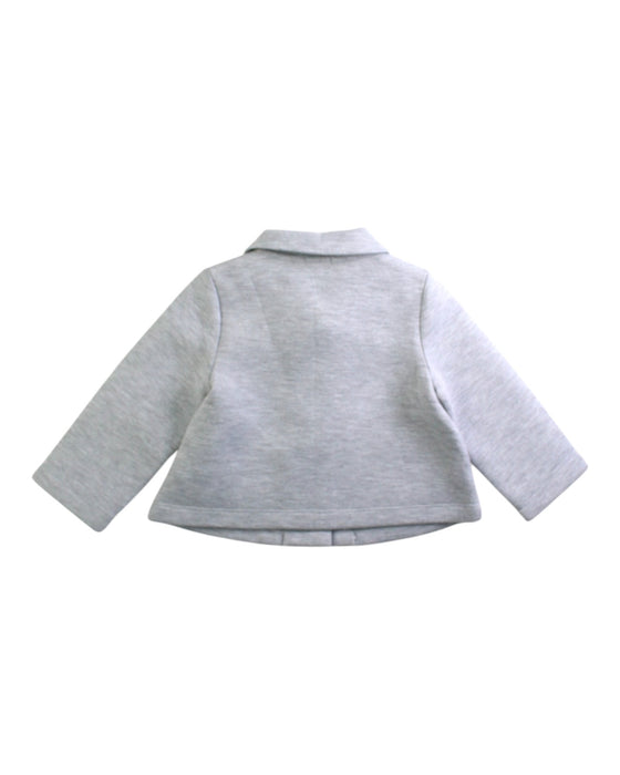 A Grey Coats from Original Marines in size 6-12M for girl. (Back View)