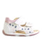 A White Sandals from Geox in size 12-18M for girl. (Front View)