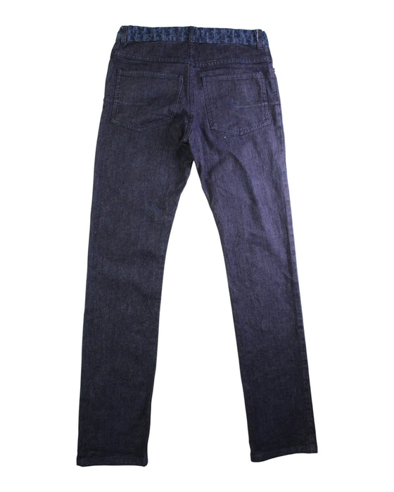 A Blue Jeans from Dior in size 12Y for girl. (Back View)
