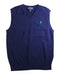 A Navy Sweater Vests from Polo Ralph Lauren in size 14Y for boy. (Front View)