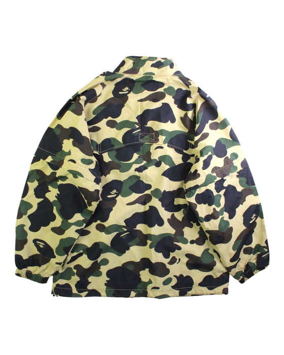 Green BAPE KIDS Camo Windbreaker Jacket 10Y — Retykle