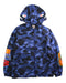 A Blue Lightweight Jackets from BAPE KIDS in size 14Y for boy. (Front View)