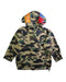 A Green Puffer/Quilted Coats & Outerwear from BAPE KIDS in size 4T for boy. (Back View)