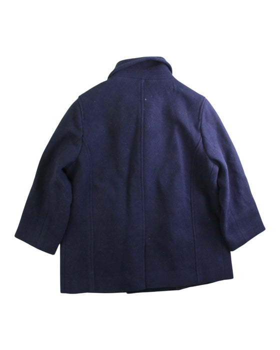 A Navy Coats from Crewcuts in size 8Y for boy. (Back View)