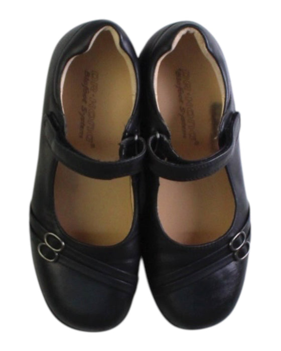 A Black Dress Shoes from Dr. Kong in size 9Y for girl. (Back View)