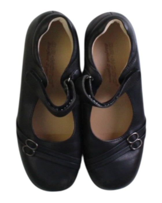 A Black Flats from Dr. Kong in size 9Y for girl. (Back View)