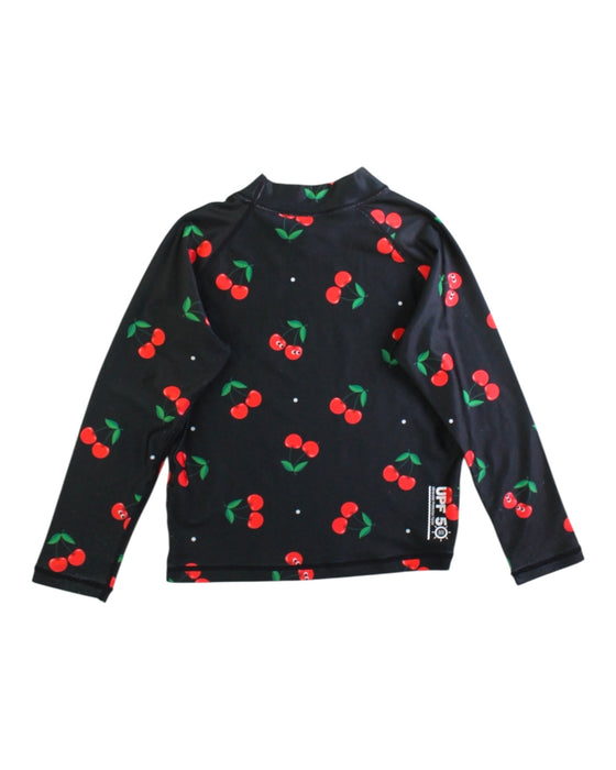 A Black Rash Guards from Barrel in size 2T for girl. (Back View)