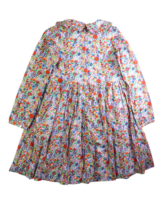 A Multicolour Long Sleeve Dresses from Jacadi in size 10Y for girl. (Back View)