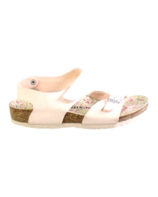 A Beige Sandals from Birkenstock in size 6T for girl. (Front View)