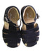 A Black Sandals from Jacadi in size 18-24M for girl. (Back View)