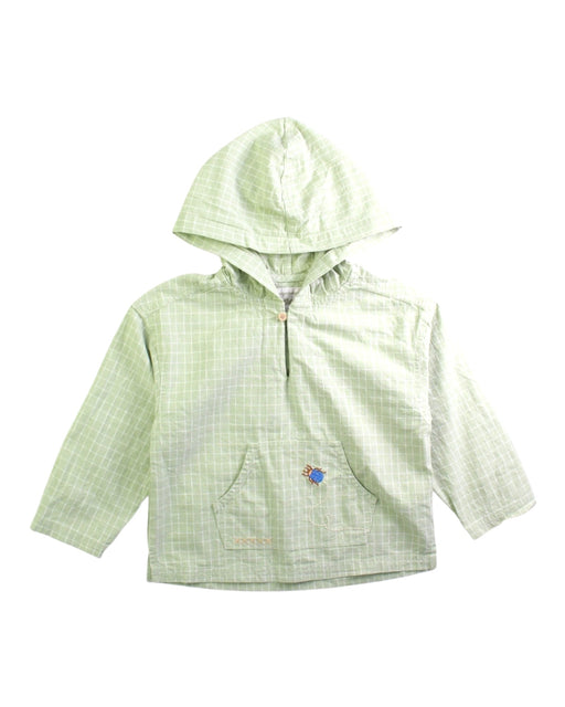 A Green Long Sleeve Tops from Gingersnaps in size 3T for boy. (Front View)
