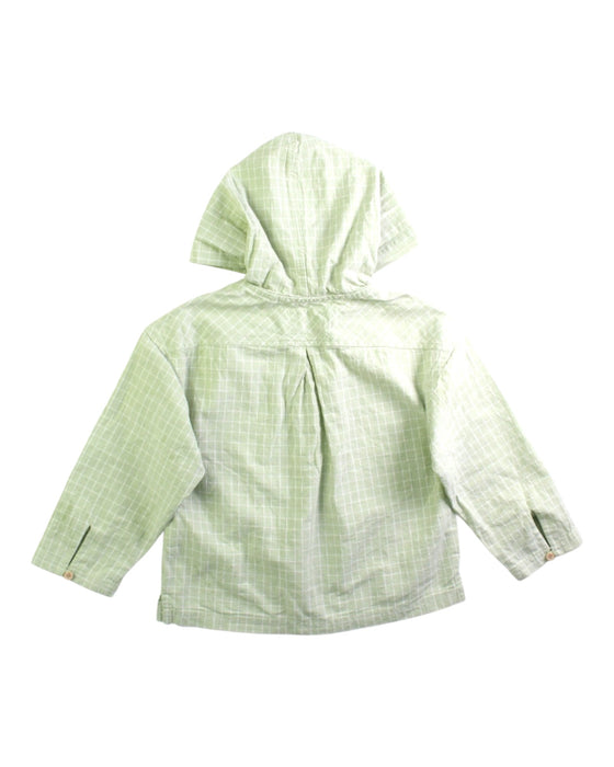 A Green Long Sleeve Tops from Gingersnaps in size 3T for boy. (Back View)