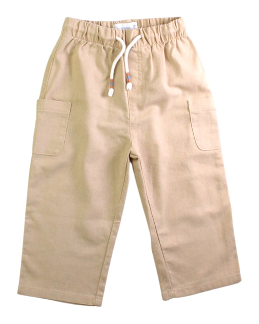 A Beige Casual Pants from Gingersnaps in size 12-18M for boy. (Front View)