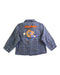 A Blue Long Sleeve Shirts from Gingersnaps in size 3T for boy. (Back View)