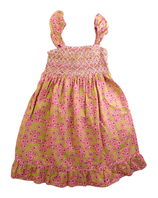 A Pink Sleeveless Dresses from Gingersnaps in size 8Y for girl. (Front View)