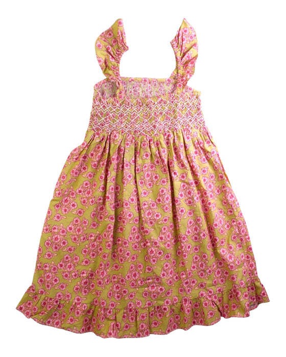A Pink Sleeveless Dresses from Gingersnaps in size 8Y for girl. (Back View)