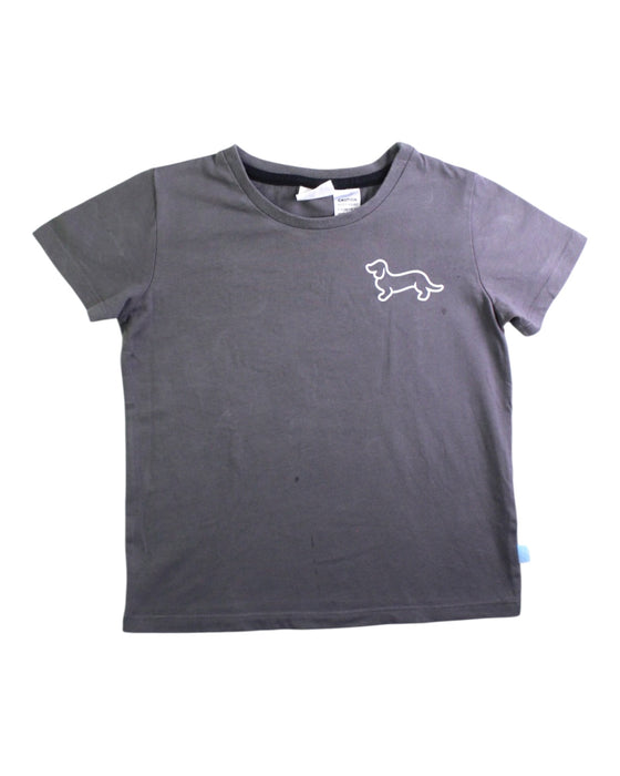 A Grey Short Sleeve T Shirts from Peter Alexander in size 4T for boy. (Front View)