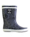 A Black Rain Boots from Aigle in size 3T for neutral. (Front View)