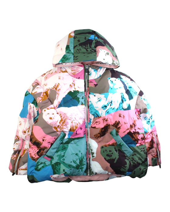 A Multicolour Puffer/Quilted Coats & Outerwear from Khrisjoy in size 4T for girl. (Front View)