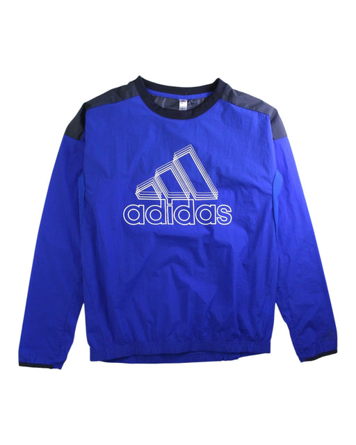 A Blue Crewneck Sweatshirts from Adidas in size 11Y for boy. (Front View)