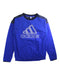 A Blue Crewneck Sweatshirts from Adidas in size 11Y for boy. (Front View)