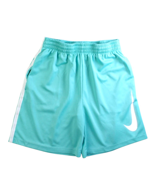 A Teal Shorts from Nike in size 12Y for boy. (Front View)