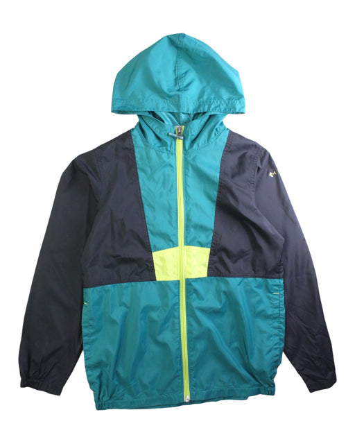 A Blue Rain Jackets from Columbia in size 10Y for boy. (Front View)