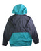 A Blue Rain Jackets from Columbia in size 10Y for boy. (Back View)