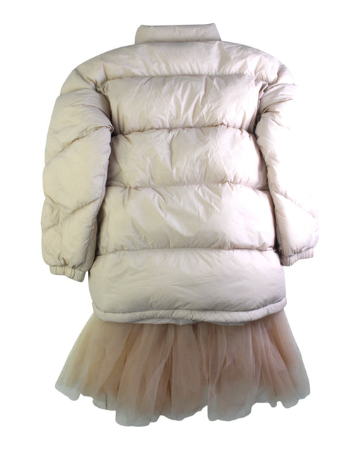 A White Puffer/Quilted Coats & Outerwear from jnby by JNBY in size 11Y for girl. (Back View)