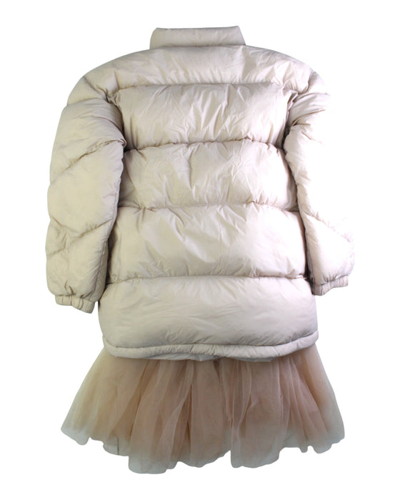 A White Puffer/Quilted Coats & Outerwear from jnby by JNBY in size 11Y for girl. (Back View)