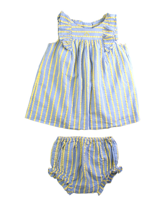A Blue Shorts Sets from Nanos in size 6-12M for girl. (Front View)