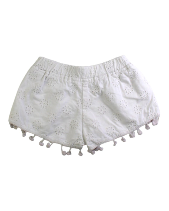 A White Shorts from Seed in size 2T for girl. (Back View)