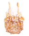 A White Sleeveless Rompers from Seed in size 18-24M for girl. (Back View)