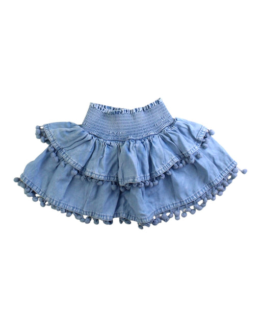 A Blue Short Skirts from Seed in size 2T for girl. (Front View)